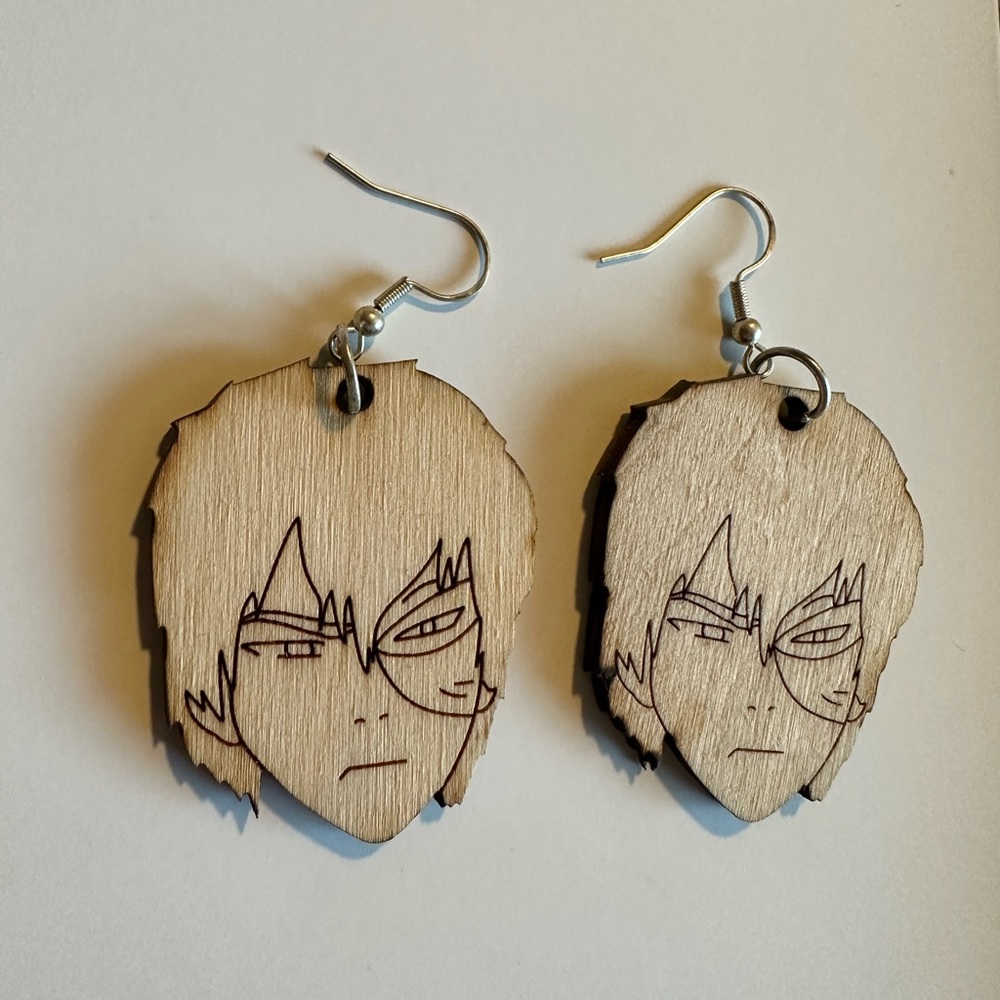 Prince Zuko Wooden Earrings